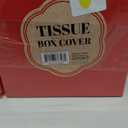Tissue Box Cover, Red (Pack of 2)