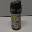 THERMOS FUNTAINER Water Bottle with Straw - 12 Ounce, Sports - Kids Stainless Steel Vacuum Insulated Water Bottle with Lid