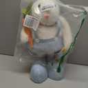 Easter Telescopic Bunny Figurine - 21-inch Plush Bunny, Adjustable Height, Spring Holiday Desktop/Shelf Decoration