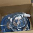 1.5" 6ft Swimming Pool Filter Pump Hose Replacement Kit, fit for Above Ground Swimming Pool Vacuum Skimmer 1 1/2" Filter Hose and for 1.25/1.5" Adapter Fittings -2 Hoses, 2 Adapters, 2 Tapes, 4 Clamps