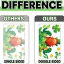 9 x ZAWE 9 Sheets St. Patrick's Day Window Clings Cats Gnomes Shamrocks Clovers Hats Coins Double-Sided Window Decals Stickers for Fall Harvest Party Home Classroom Office Decorations