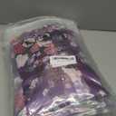 12 Piece Kids Silky Satin Robes Girls Spa Robes for Girls Party Floral Kimono for Wedding Birthday Slumber Spa Party (10, Purple)