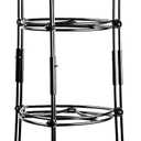 Lodge 6-Tier, Kitchen and Pantry Cast Iron Cookware Storage Organizing Tower, Steel Construction, Matte Black