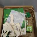 Wesiti 12 Pcs St. Patrick's Day Decorations Shamrock Wooden Sign Tiered Tray Decor Irish Green Shamrock Block Rustic Clover Table Centerpiece for St. Patrick's Day Home Kitchen Office Mantle Shelf