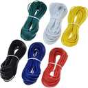 Trunking Solid 10 Meters UL1007 DIY Electrical Wire Cable 300V 24AWG Hook Up Cord Red Black Blue Yellow Connector Loom (Color : Green)