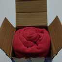 MIULEE Red Couch Pillow Covers 18x18 Inch, Set of 2 Soft Chenille Decorative Square Throw Pillow Covers Farmhouse for Sofa Living Room Bed