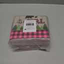 Sparkle and Bash Buffalo Plaid Napkins, It's A Girl Baby Shower (6.5 In, 100 Pack)