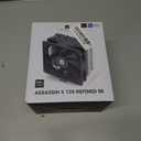 Thermalright Assassin X120 Refined SE CPU Air Cooler, 4 Heat Pipes, TL-C12C PWM Fan, Aluminium Heatsink Cover, AGHP Technology, for AMD AM4/AM5/Intel LGA 1150/1151/1155/1200/1700/1851(AX120 R SE)