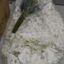 Pauwer Wisteria Hanging Flowers 24 Pack Fake Flower Garland Artificial Wisteria Vines Rattan Silk Flower String Wedding Party Wall Decorations,White