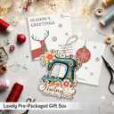 2 x Sewing Machine Christmas Ornament 2025 - Xmas Gifts for Sewers and Quilters, Wooden Ornaments for Christmas Tree Decorations, Christmas Keepsake for Hanging Decor, Gifts for Friends Women Sisters