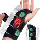 Oyakin Wrist Brace for Carpal Tunnel Night Support, Adjustable Wrist Splint for Tendonitis, Arthritis, Sprains, Wrist Pain Relief, Comfortable Hand Brace for Men and Women Right Left Hand, Size: L/XL