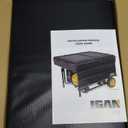 IGAN Generator Covers While Running for most 3500w-12000w Generators - Ultra Heavy Duty Generator Covers for Outside - Portable Waterproof Generator Cover, Generator Enclosure Outdoor, Black