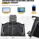 KEMIMOTO Electric Device GPS Mount Storage Box Compatible with 2019-2023 Polaris RZR XP 1000 XP Turbo Accessories RZR Tablet Mount Phone Bracket Extra Space Adjustable Navigation Tablet Holder