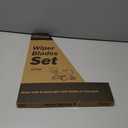 OEM Quality Windshield Wiper Blades, 18 and 18 DSV Standard Car Wiper Blades With Universal U/J Hook Only, Automotive Replacement Wiper Blades for my Car, Water Repellency Wiper Blade, Pack of 2