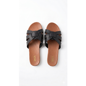 MIA Women's Poliana Sandal, Amida Black, Size 7.5