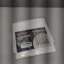 Seenus Waterproof Fabric Short Shower Curtain Liner with 3 Large Magnets, 72 x 66 inch Washable Cloth Shower Liner Neutral White, 66'' Length Bathroom Lightweight Shower Curtain