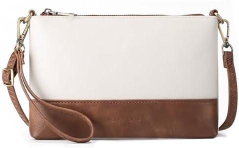 GAEKEAO Wristlet Wallet Clutch Purses For Women Small Crossbody Bag Cell Phone Wallet Purse Shoulder Handbag with Card Slots