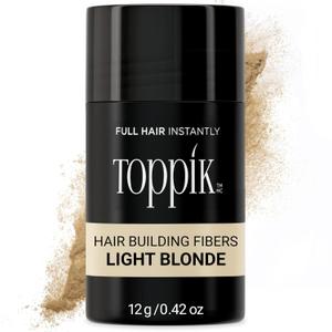 Toppik Hair Building Fibers, Fill In Fine or Thinning Hair Instantly Thicker, Fuller Looking Hair 9 Shades