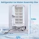 Upgraded AEQ72909603 AEQ72909602 Refrigerator Ice Maker Assembly, Compatible with LG/Kenmore/Sears Refrigerators, Replacement for AEQ72909601 2216335 AH3617225 EA3617225
