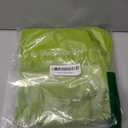 Encasa XO Throw Pillow Covers 16x16 in Set of 2 Lime Green | No Inserts | Cotton Pillow Covers for Living Room, Bed, Sofa, Couch | Decorative Cushion Covers with Improved Zipper