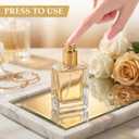 Spray Bottle Nozzle 10pcs Gold Snap-on Atomizer Heads - Leak-Proof Fine Mist Replacement Nozzles for 13mm Perfume & Cologne Bottles, DIY Refill, Home or Salon Use