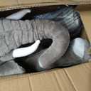 Melissa & Doug Giant Elephant - Lifelike Stuffed Animal (Over 3 feet Long), 26.4 x 18.5 x 11.8