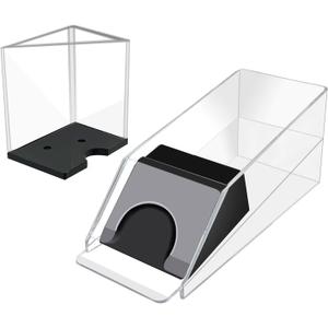 SEETOOOGAMES Blackjack Shoe Discard Tray - Poker Cards Dealing Shoe with Discard Holder - Clear Acrylic Card Dispenser Casino Blackjack Game Accessories