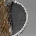 Copco 18-Inch Lazy Susan Turntable Organizer, Non-Skid Pantry or Cabinet Spinner for Spices, Condiments, and Bottles, Durable White/ Gray Design