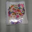 2 x Mini Birthday Cards, Birthday Gift Card with Music and Light, Flower Bouquet 3D Card with Butterflies for Mom, Women, Wife (Butterfly & Daisy)