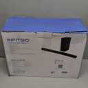 Sound Bar for Smart TV 2.1CH 190W Peak Power Soundbar with Subwoofer Detachable 2-in-1 BT 5.4 Surround Sound System 12L Deep Bass for PC Game with HD-ARC/Opt/USB/AUX Home Theater