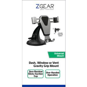 ZGEAR Dash, Window Or Vent Gravity Grip Mount Universal Mount