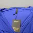 WOOSEA Women Sleeveless Deep V Neck Sexy Mesh Loose Maxi Casual Long Dress Royal Blue XXL