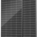 HQST 400W Solar Panel, 2 * 200W, N-Type, Bifacial, 16BB, 25.4% Efficiency,