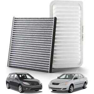 CA9482 Engine Filter CF10133 Cabin Air Filter Combo Set Fit for Toyota Corolla Matrix L4 1.8L 2003-2008