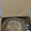 Exhaust Tip, 4 Inch Diesel Exhaust Tip Elbow Tip with a Clamp, 4" inlet 6" Outlet Chrome Exhaust Tip for Pickups, Trucks and Cars