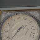 Geevon Vintage Wall Clock 10" Silent Non-Ticking Retro Round Quartz Battery Operated Decorative Clock for Kitchen, Living Room, Bedroom, Office, Classroom