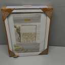Kate & Milo Wedding Guestbook Token Frame, Includes 50 Heart Tokens, Perfect for Wedding Reception or Bridal Shower, Distressed White