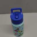 Simple Modern Kids Water Bottle with Straw Lid | 14oz Insulated Stainless Steel Kids Tumbler & Spill Proof Toddler Cup for School, Girls, Boys | Summit | Blue Dino