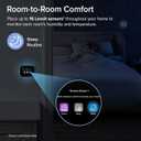 LEVOIT Smart Thermostat for Home, WiFi Programmable Digital Thermostat, Works with Alexa and Smart Sensor, Energy Saving, Large Touch Screen, C-Wire Adapter Included, DIY Install, Aura 400S, White