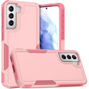 Dionsibei Designed for Samsung Galaxy S22 Plus Case 2 in 1 Military Grade Drop Heavy Duty Rugged Shockproof Protective Cover Case for Galaxy S22 Plus Phone Case (Pink)