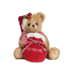 2 Bearington Jolly Jingles Teddy Bear, 10 Inch Christmas Teddy Bear Gifts for Kids