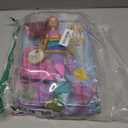 Mattel Disney Princess Toys, Ariel Swimming Mermaid Doll with Color-Change Hair and Tail, Water Toy Inspired by the Mattel Disney Movie