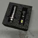 FRANXI H7 Bulbs, Super Bright Fog Lights 6000K Cool White, 1:1 Size Design with Cooling Fan, Plug and Play, Pack of 2