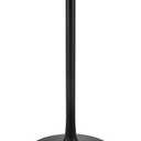 Modway Lippa 28" Round Wood Bar Table, White Top, Black Base