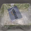 Automatic Parakeet Bird Bath with Pump, Large Bird Shower Fountain Indoor Bathtub with Running Water, Parrot Bath Tub Faucet for Pet Birds, African Grey, Cockatiel, Conure, Budgie, Lovebird (Square - Green)