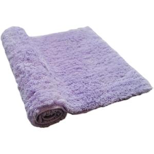 CozeCube Purple Bath mats 24" x 16", Non Slip Shaggy Bathroom Rug, Ultra Soft Machine Washable Plush Pile Rugs, Fluffy Microfiber for Bedroom