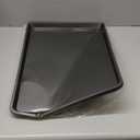 NutriChef 2-Piece XL Mega Cookie Sheet Baking Pans Set - 22" x 16" Extra Large Nonstick Carbon Steel Oven Baking Tray Pans, Stackable Bakeware, Black - NCLGBP16