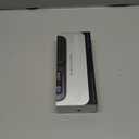 Go Brush Pro - Cordless Hair Straightener Brush Portable Comb for Travel, USB Charging, Fast Heating, with LCD Display (Black)