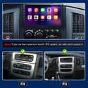 【4G+64GB】Car Radio Stereo for Dodge Ram 1500 2500 3500 2003 2004 2005,Android 13 Wireless Carplay&Android Auto with 9" IPS Touchscreen Radio Support Real-Time GPS/Voice Control/WiFi/AHD Camera/SWC/FM