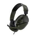 Turtle Beach Recon 70 Multiplatform Gaming Headset for Xbox Series X|S, Xbox One, PS5, PS4, PC & Mobile w/ 3.5mm Wired Connection - Flip-to-Mute Mic, 40mm Speakers, Lightweight Design, Green Camo